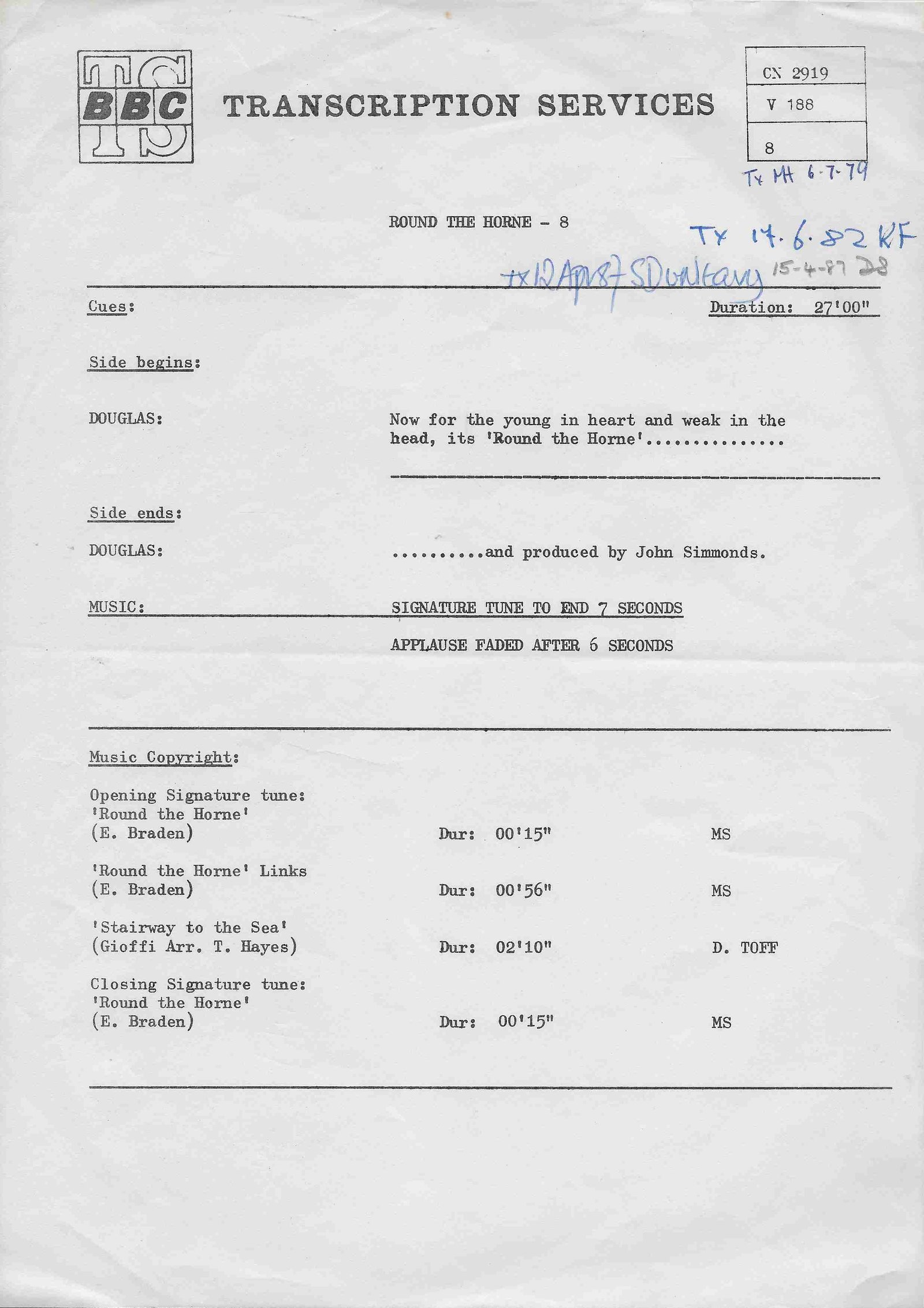 Inserts from CN 2919 4